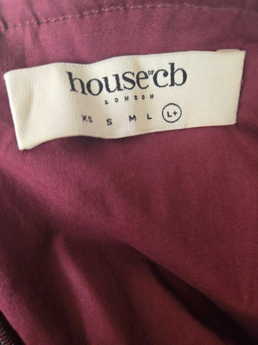 House of CB Valentia Wine Halter Mini Dress - Picture 6 of 6